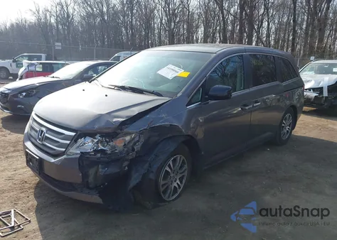 2012 Honda Odyssey Ex z USA, uszkodzony, nr VIN 5FNRL5H43CB013463